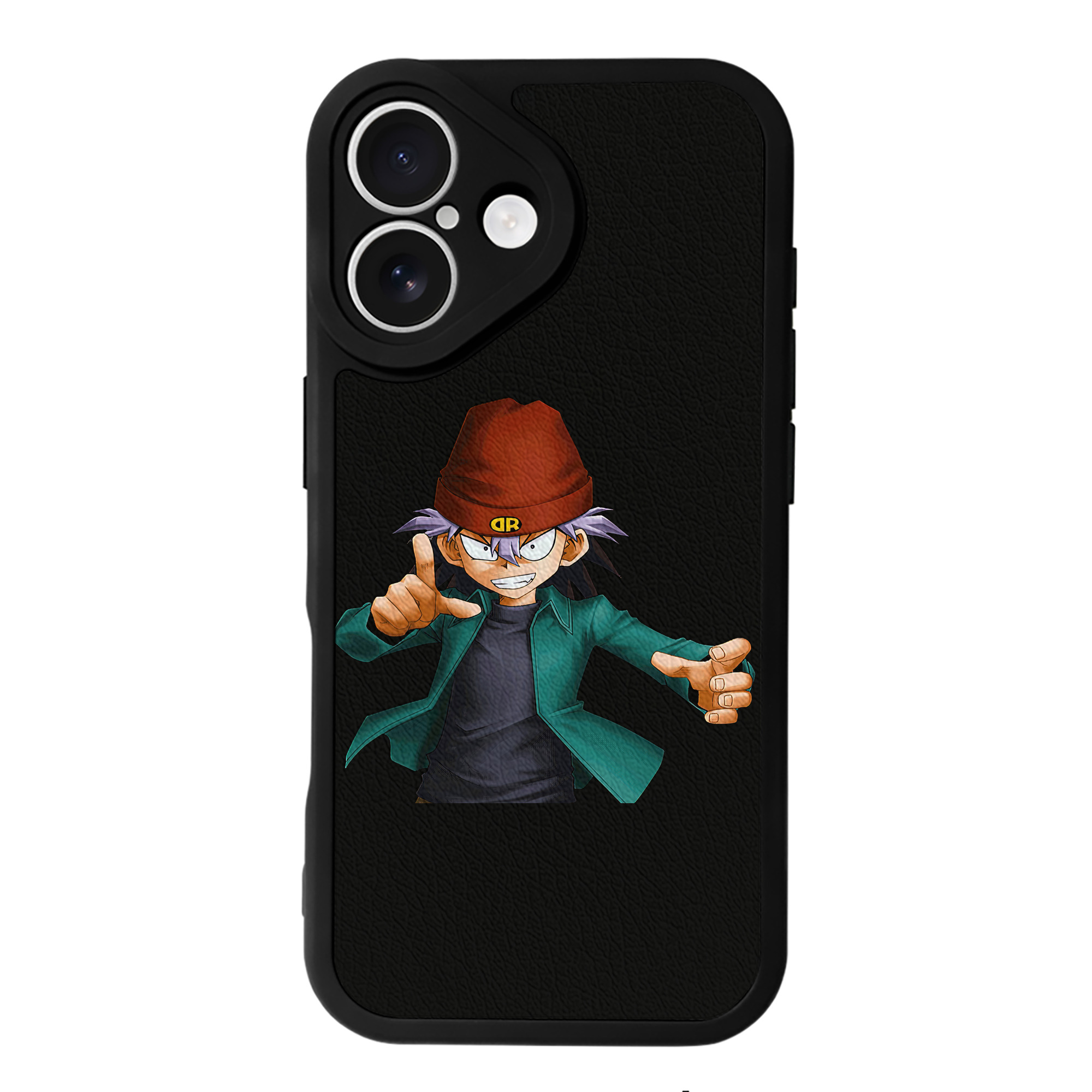 （画像用） 遊☆戯☆王 Yu-Gi-Oh! 【iPhone 16シリーズ対応】シリコンスマホケース（レザー調） 材質：シリコン